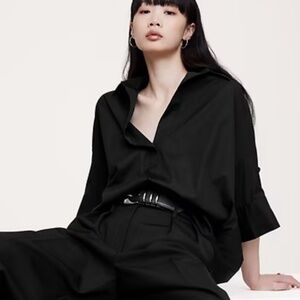 Banana Republic Oversized Popover Top